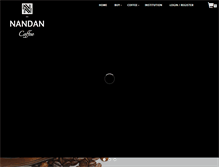 Tablet Screenshot of nandancoffee.com